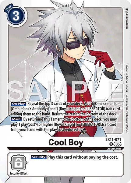 Cool Boy [EX11-071] [Dawn of Liberator] | Anubis Games and Hobby