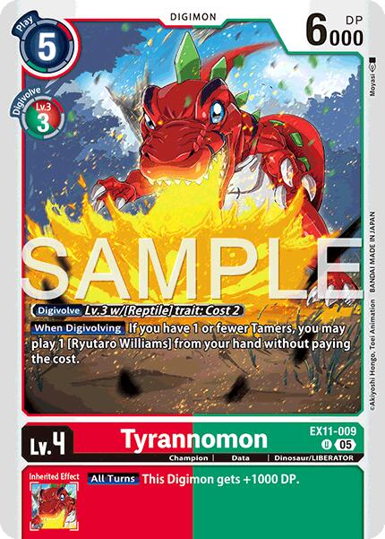 Tyrannomon [EX11-009] [Dawn of Liberator] | Anubis Games and Hobby