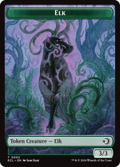 Elk // Mutavault Double-Sided Token [Lorwyn Eclipsed Tokens] | Anubis Games and Hobby