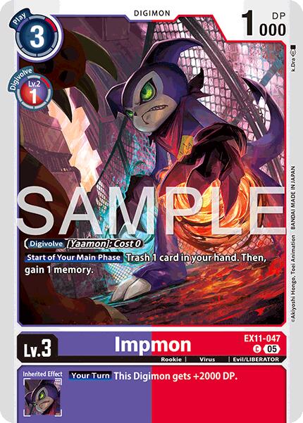 Impmon [EX11-047] [Dawn of Liberator] | Anubis Games and Hobby