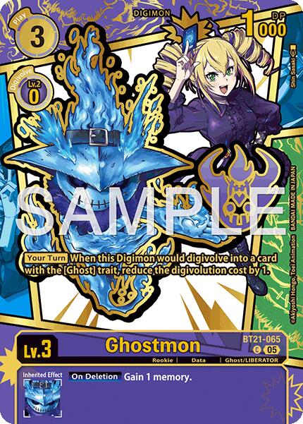 Ghostmon [BT21-065] (Rare Pull) [Dawn of Liberator] | Anubis Games and Hobby
