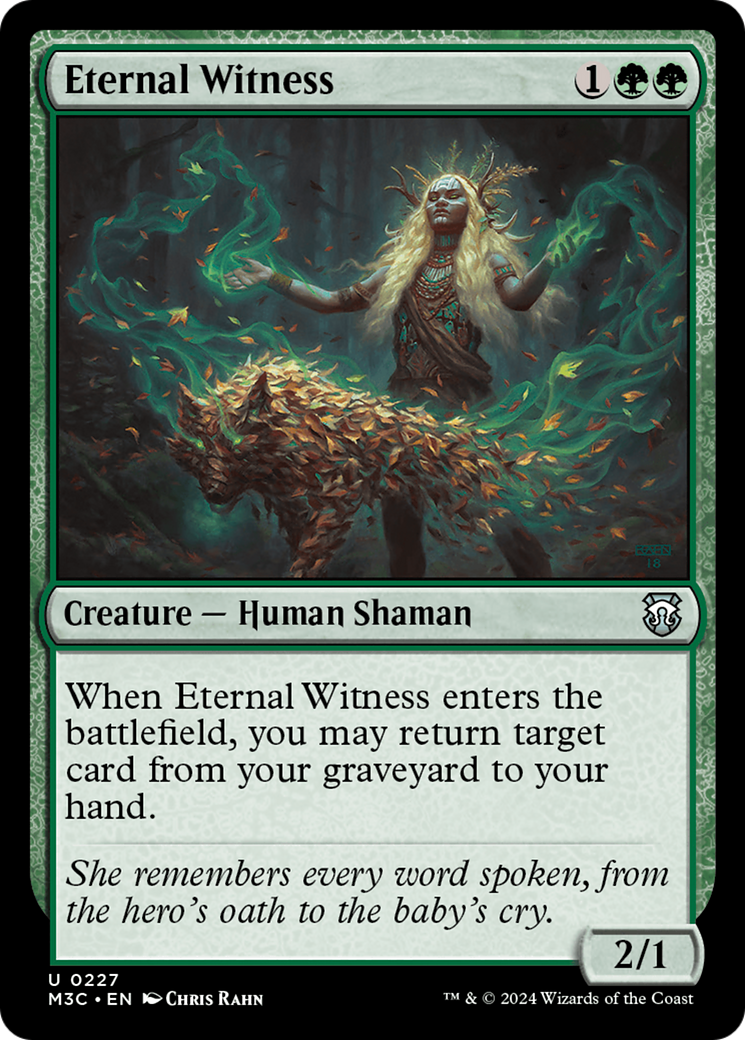 Eternal Witness (Ripple Foil) [Modern Horizons 3 Commander] | Anubis Games and Hobby