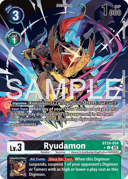 Ryudamon [BT24-054] (Alternate Art) [Time Stranger] | Anubis Games and Hobby