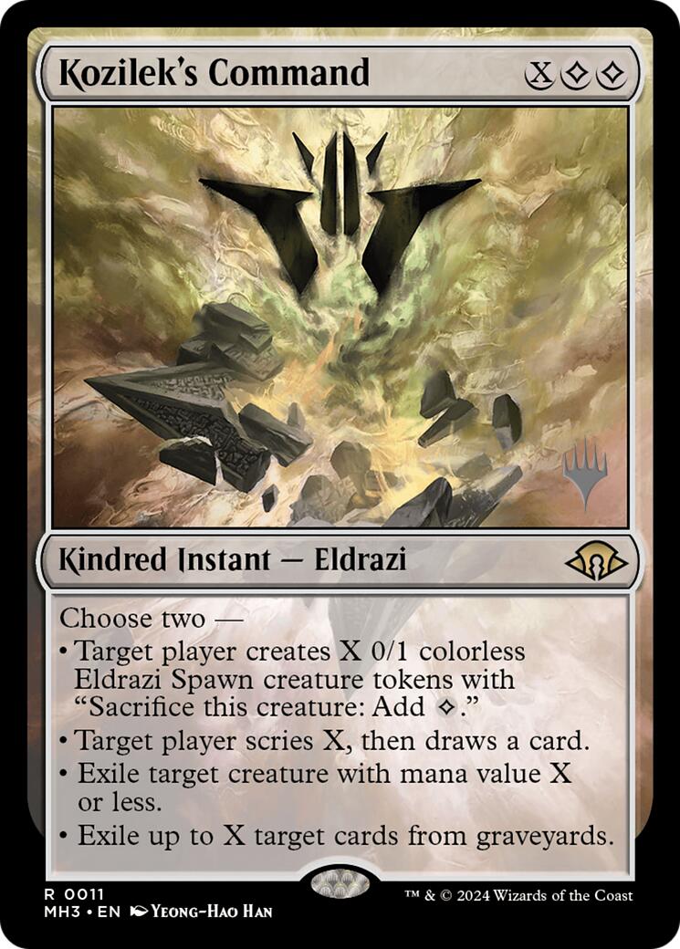 Kozilek's Command [Lorwyn Eclipsed Promos] | Anubis Games and Hobby