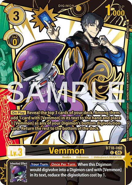 Vemmon [BT18-060] (Rare Pull) [Dawn of Liberator] | Anubis Games and Hobby