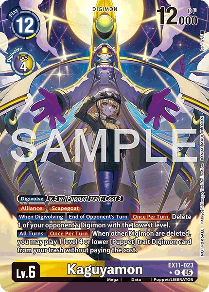Kaguyamon [EX11-023] (Box Topper) [Dawn of Liberator] | Anubis Games and Hobby