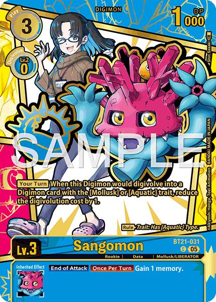 Sangomon [BT21-031] (Rare Pull) [Dawn of Liberator] | Anubis Games and Hobby