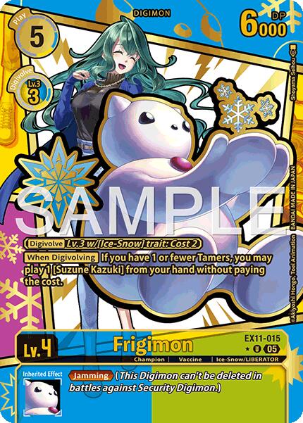 Frigimon [EX11-015] (Rare Pull) [Dawn of Liberator] | Anubis Games and Hobby