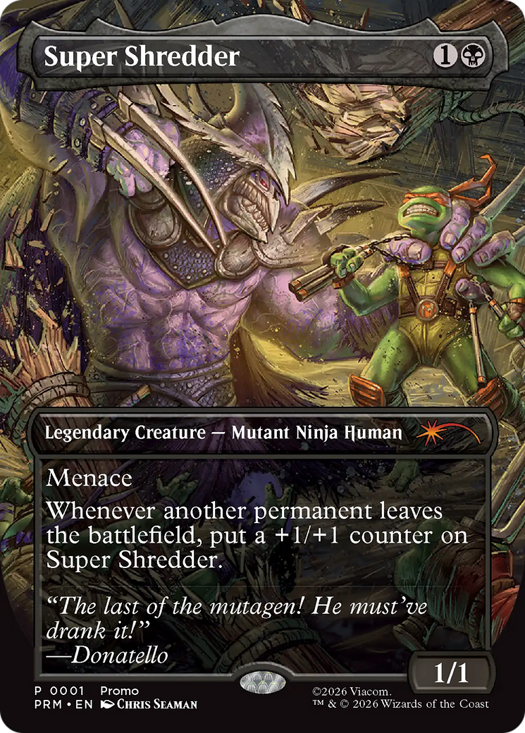 Super Shredder (Borderless) [Spotlight Series] | Anubis Games and Hobby