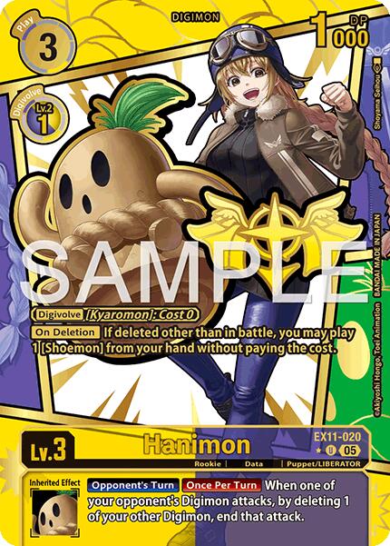 Hanimon [EX11-020] (Rare Pull) [Dawn of Liberator] | Anubis Games and Hobby