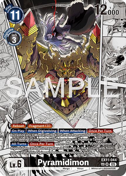 Pyramidimon [EX11-044] (SP) [Dawn of Liberator] | Anubis Games and Hobby
