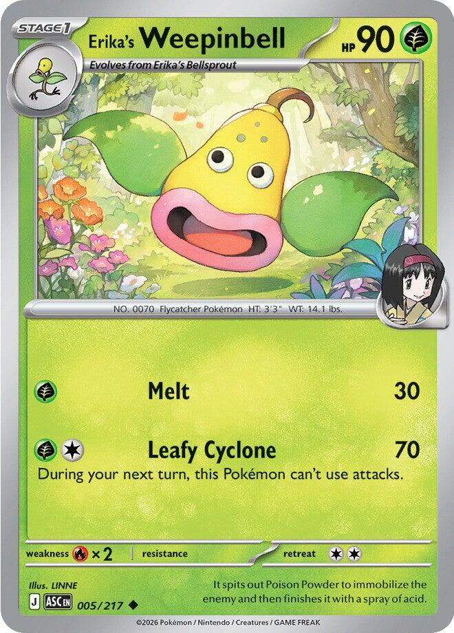 Erika's Weepinbell (005/217) [Mega Evolution: Ascended Heroes] | Anubis Games and Hobby