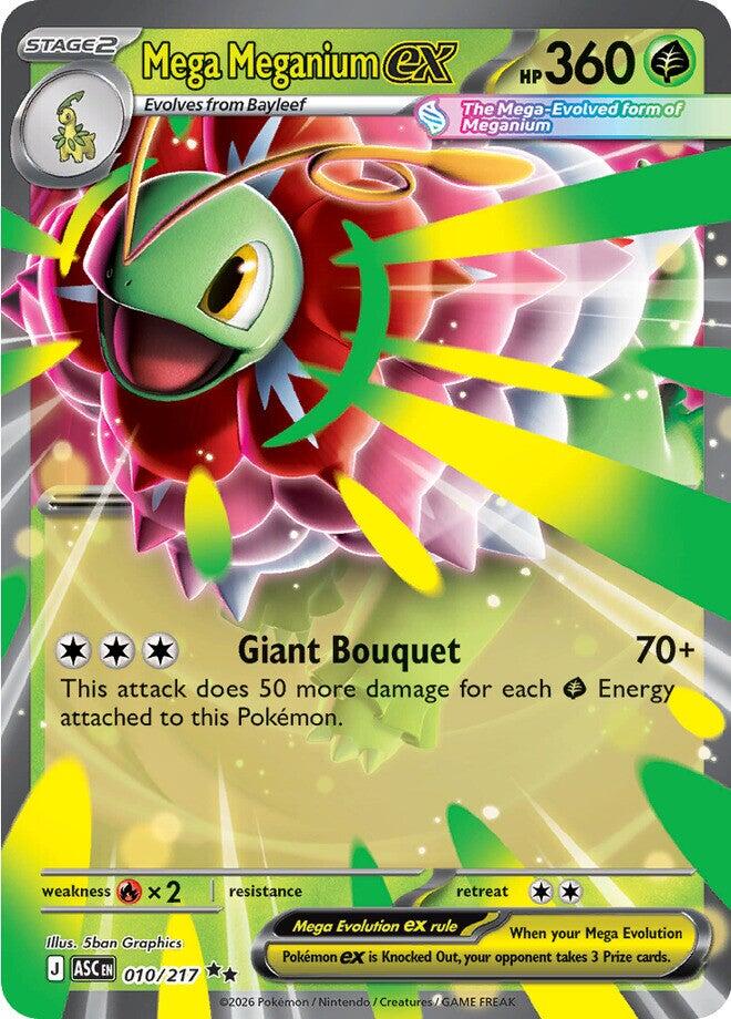 Mega Meganium ex (010/217) [Mega Evolution: Ascended Heroes] | Anubis Games and Hobby