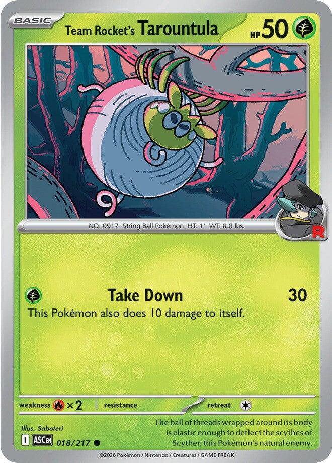 Team Rocket's Tarountula (018/217) [Mega Evolution: Ascended Heroes] | Anubis Games and Hobby