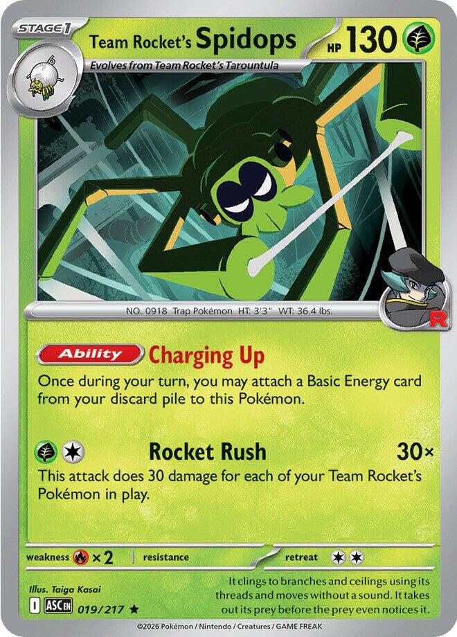 Team Rocket's Spidops (019/217) [Mega Evolution: Ascended Heroes] | Anubis Games and Hobby