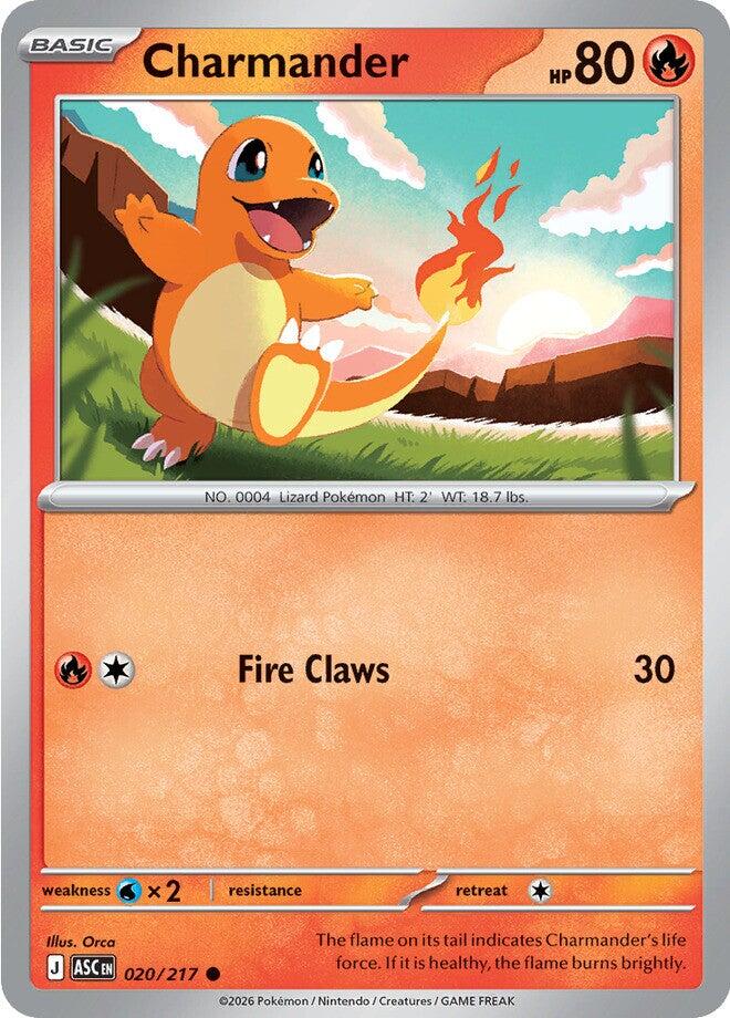 Charmander (020/217) [Mega Evolution: Ascended Heroes] | Anubis Games and Hobby