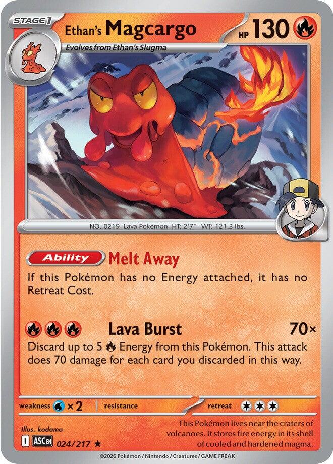 Ethan's Magcargo (024/217) [Mega Evolution: Ascended Heroes] | Anubis Games and Hobby
