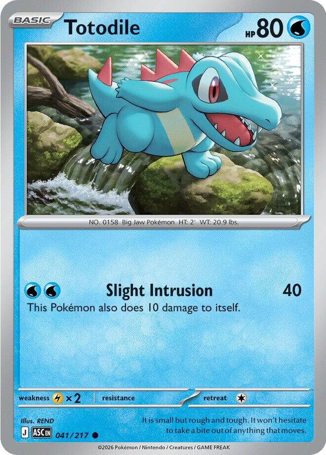 Totodile (041/217) [Mega Evolution: Ascended Heroes] | Anubis Games and Hobby