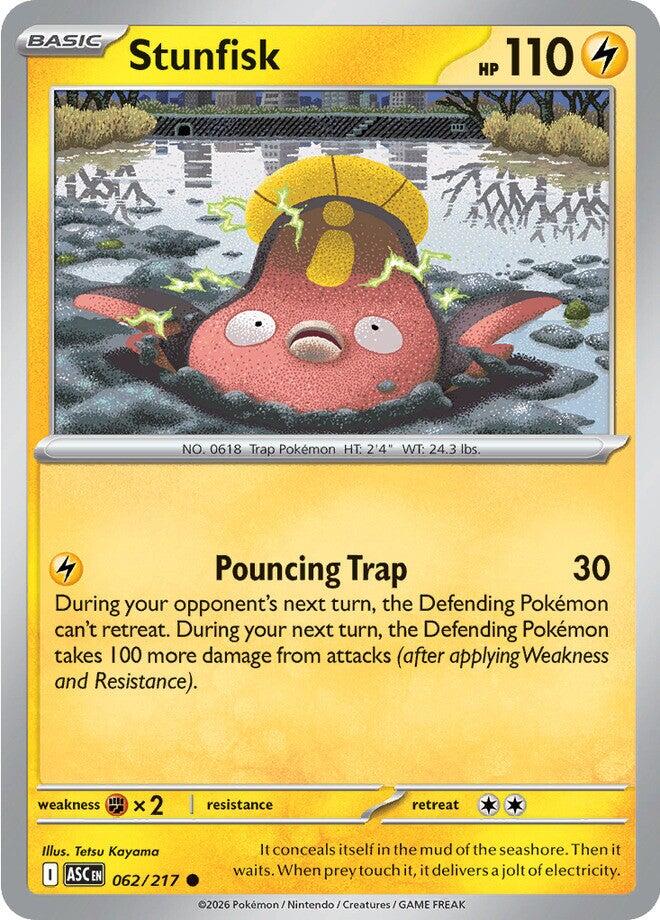 Stunfisk (062/217) [Mega Evolution: Ascended Heroes] | Anubis Games and Hobby