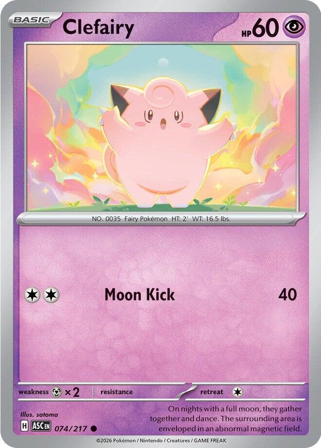 Clefairy (074/217) [Mega Evolution: Ascended Heroes] | Anubis Games and Hobby