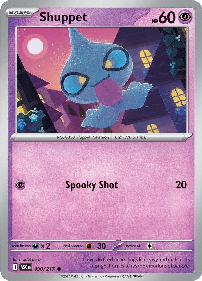 Shuppet (090/217) [Mega Evolution: Ascended Heroes] | Anubis Games and Hobby