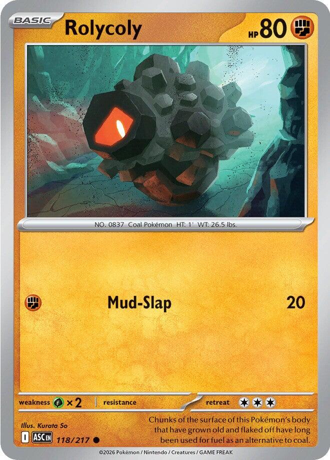 Rolycoly (118/217) [Mega Evolution: Ascended Heroes] | Anubis Games and Hobby