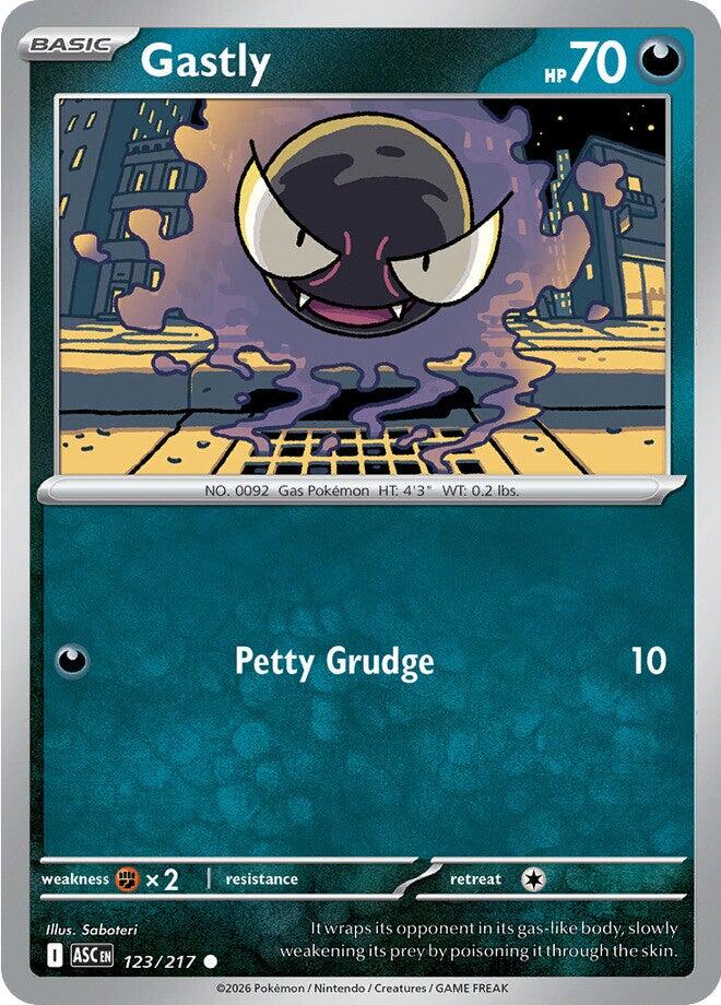 Gastly (123/217) [Mega Evolution: Ascended Heroes] | Anubis Games and Hobby