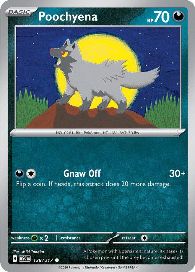 Poochyena (128/217) [Mega Evolution: Ascended Heroes] | Anubis Games and Hobby