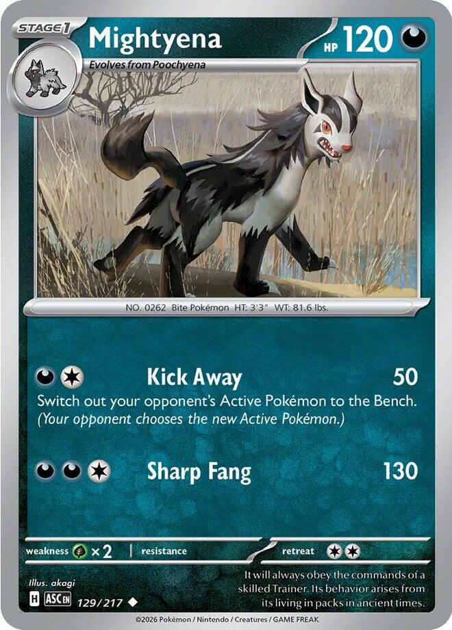 Mightyena (129/217) [Mega Evolution: Ascended Heroes] | Anubis Games and Hobby