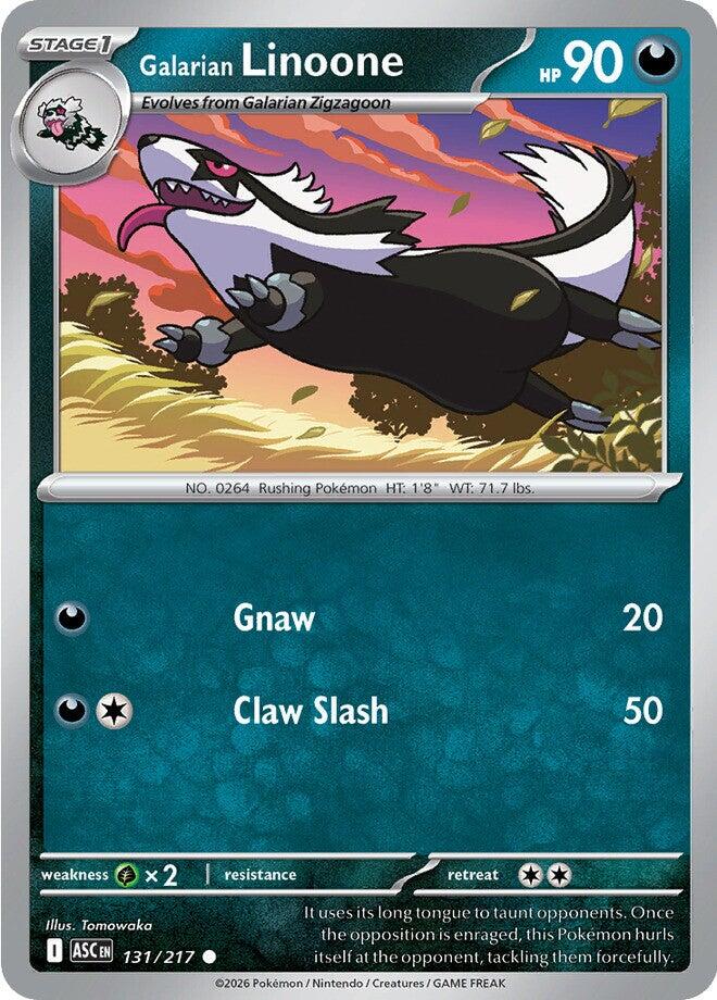 Galarian Linoone (131/217) [Mega Evolution: Ascended Heroes] | Anubis Games and Hobby