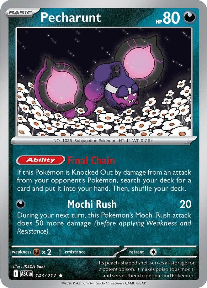 Pecharunt (143/217) [Mega Evolution: Ascended Heroes] | Anubis Games and Hobby
