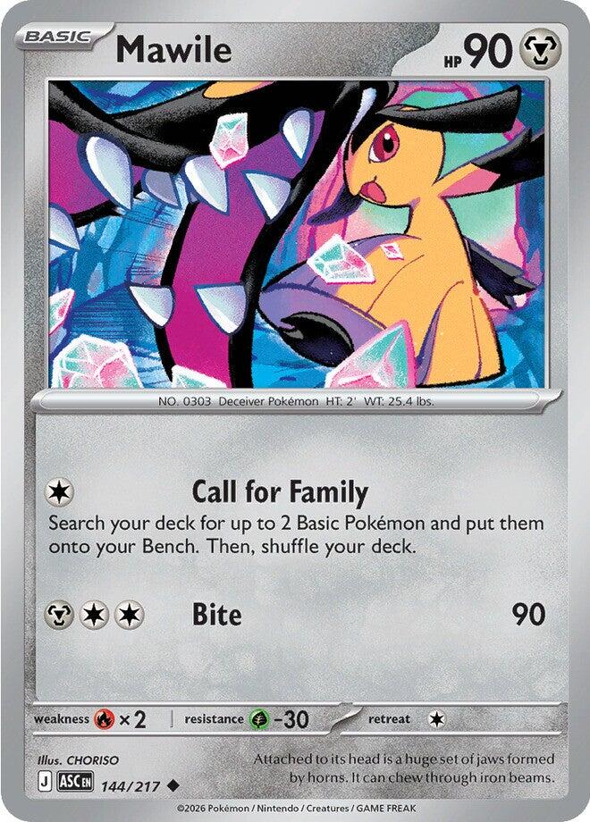 Mawile (144/217) [Mega Evolution: Ascended Heroes] | Anubis Games and Hobby