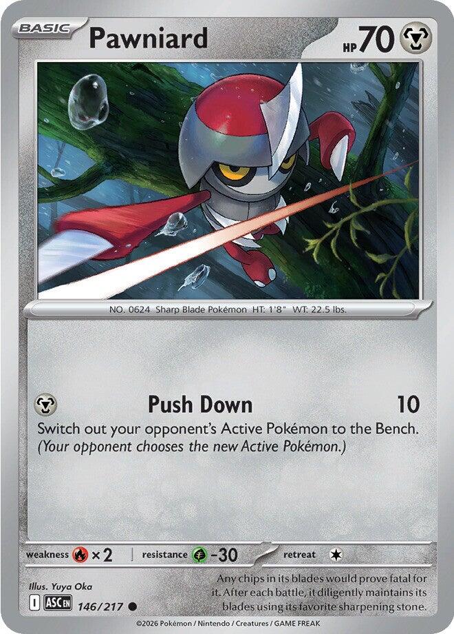 Pawniard (146/217) [Mega Evolution: Ascended Heroes] | Anubis Games and Hobby