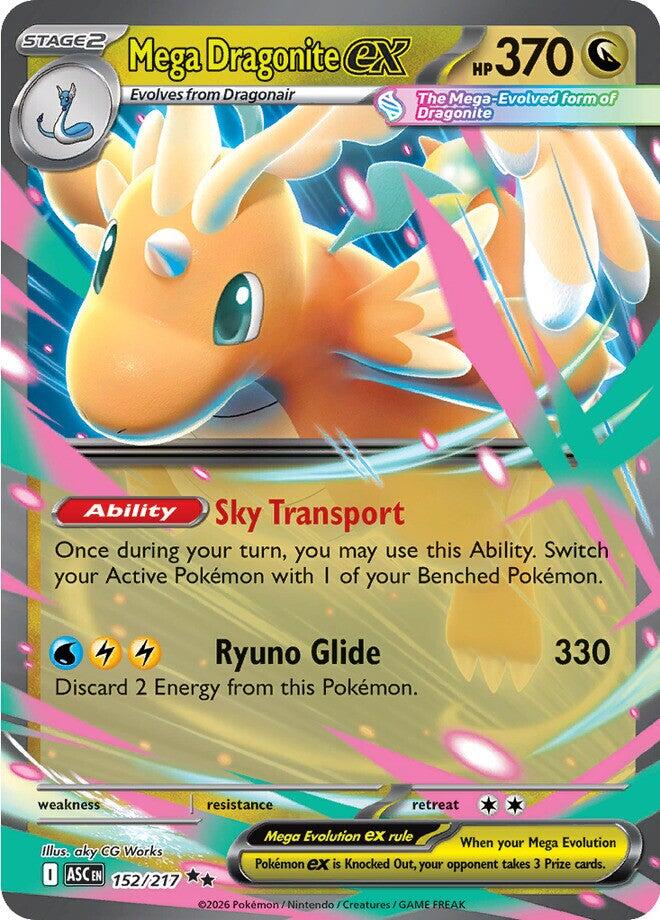 Mega Dragonite ex (152/217) [Mega Evolution: Ascended Heroes] | Anubis Games and Hobby