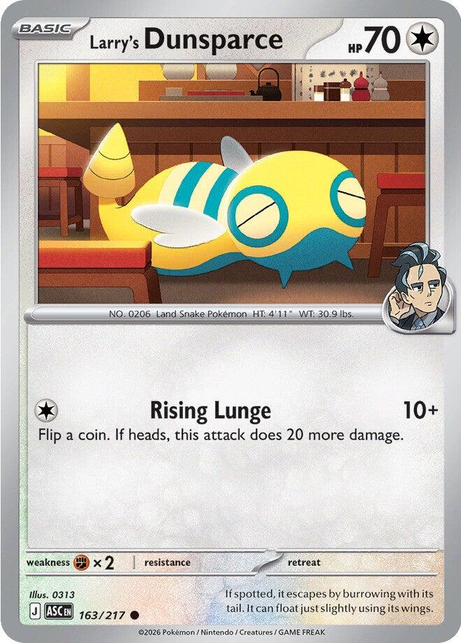 Larry's Dunsparce (163/217) [Mega Evolution: Ascended Heroes] | Anubis Games and Hobby