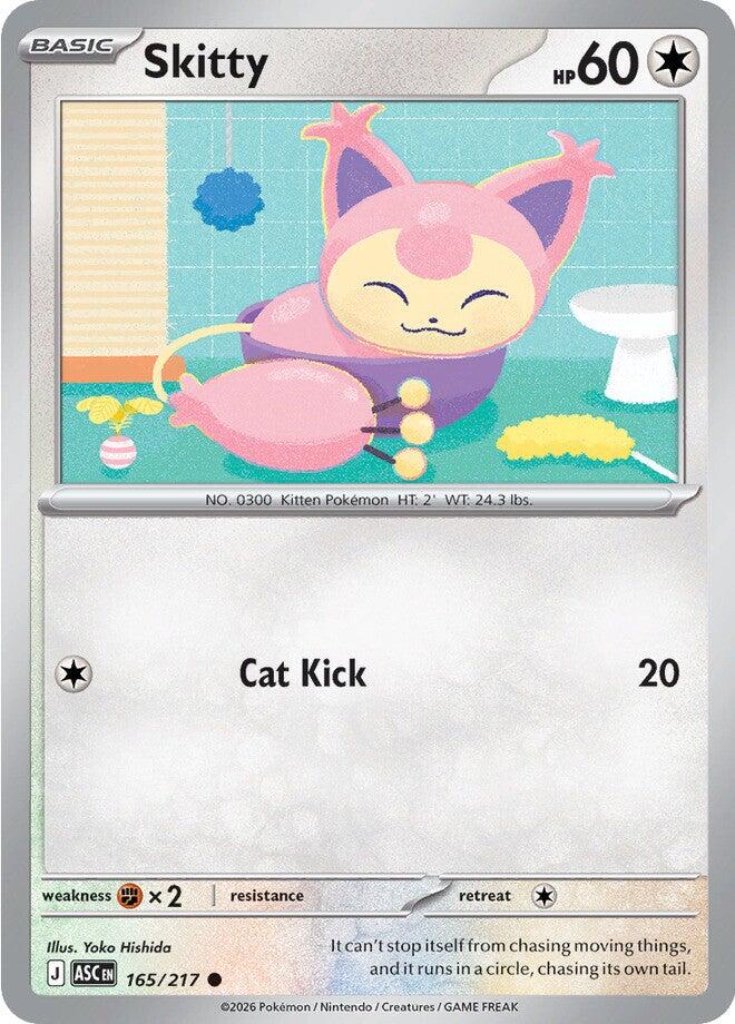 Skitty (165/217) [Mega Evolution: Ascended Heroes] | Anubis Games and Hobby