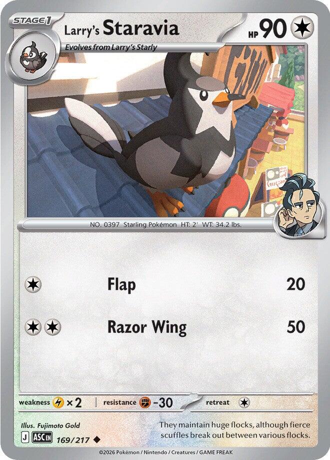 Larry's Staravia (169/217) [Mega Evolution: Ascended Heroes] | Anubis Games and Hobby