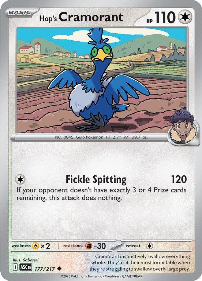 Hop's Cramorant (177/217) [Mega Evolution: Ascended Heroes] | Anubis Games and Hobby