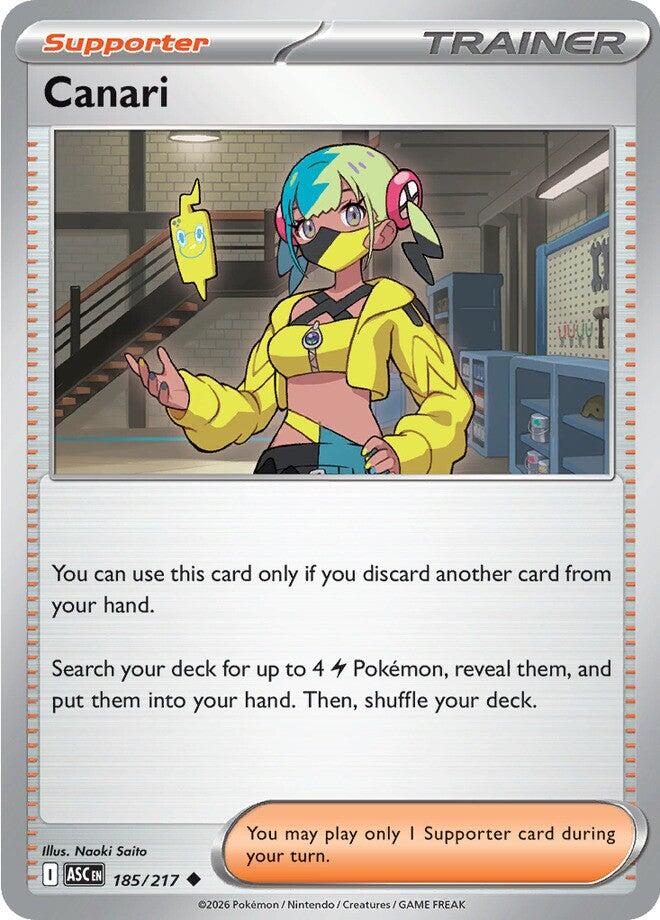 Canari (185/217) [Mega Evolution: Ascended Heroes] | Anubis Games and Hobby