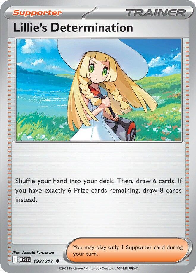 Lillie's Determination (192/217) [Mega Evolution: Ascended Heroes] | Anubis Games and Hobby
