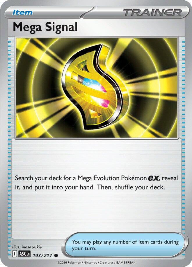 Mega Signal (193/217) [Mega Evolution: Ascended Heroes] | Anubis Games and Hobby