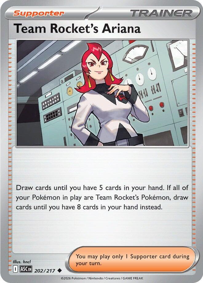 Team Rocket's Ariana (202/217) [Mega Evolution: Ascended Heroes] | Anubis Games and Hobby