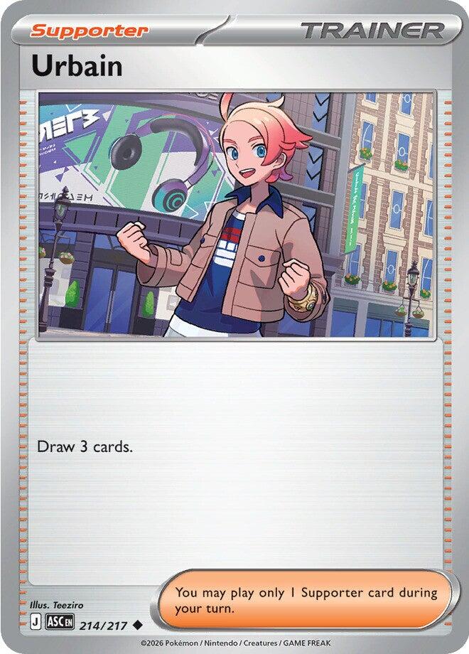 Urbain (214/217) [Mega Evolution: Ascended Heroes] | Anubis Games and Hobby