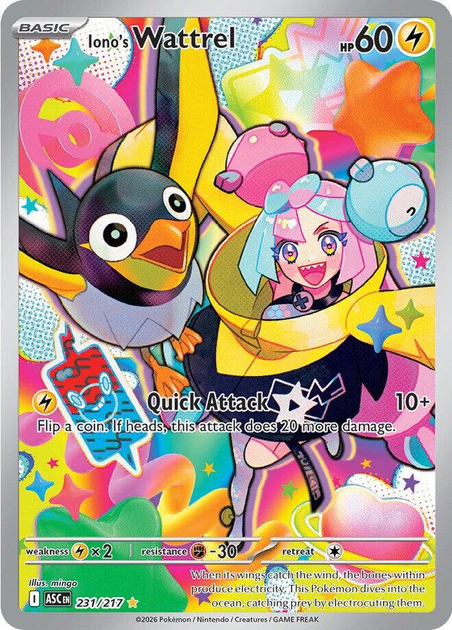 Iono's Wattrel (231/217) [Mega Evolution: Ascended Heroes] | Anubis Games and Hobby