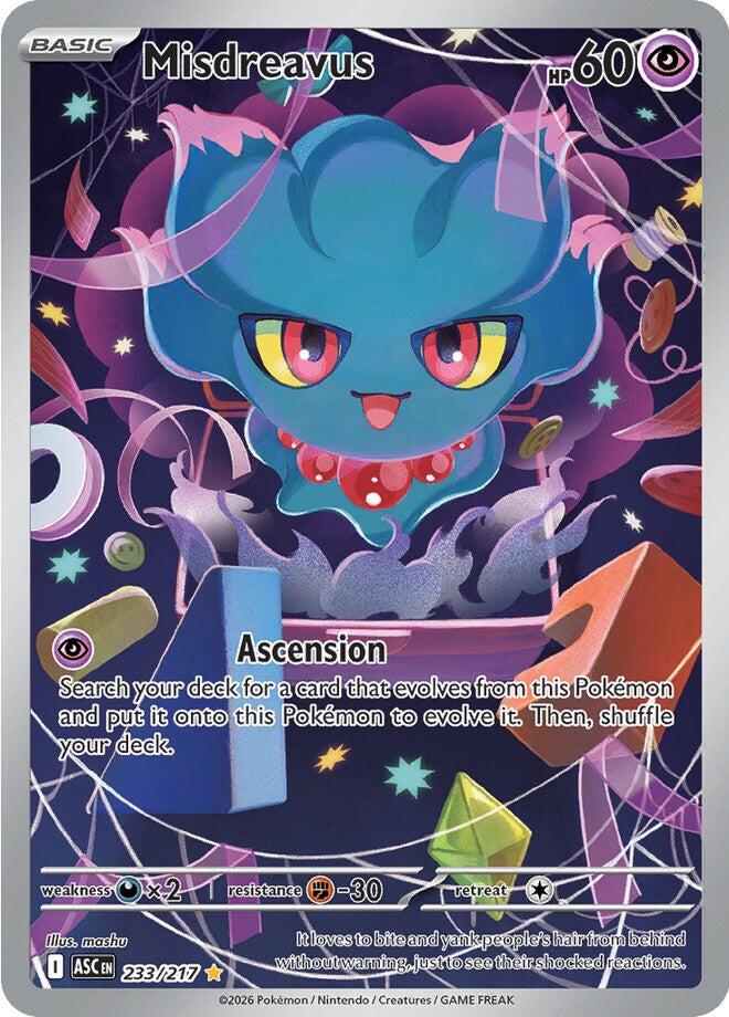 Misdreavus (233/217) [Mega Evolution: Ascended Heroes] | Anubis Games and Hobby