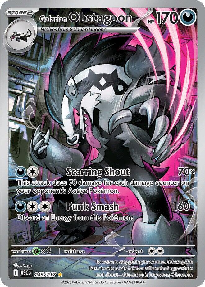 Galarian Obstagoon (245/217) [Mega Evolution: Ascended Heroes] | Anubis Games and Hobby