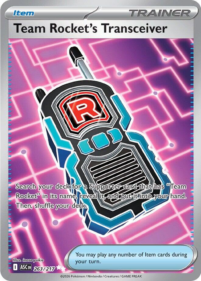 Team Rocket's Transceiver (263/217) [Mega Evolution: Ascended Heroes] | Anubis Games and Hobby