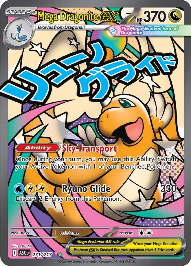 Mega Dragonite ex (271/217) [Mega Evolution: Ascended Heroes] | Anubis Games and Hobby