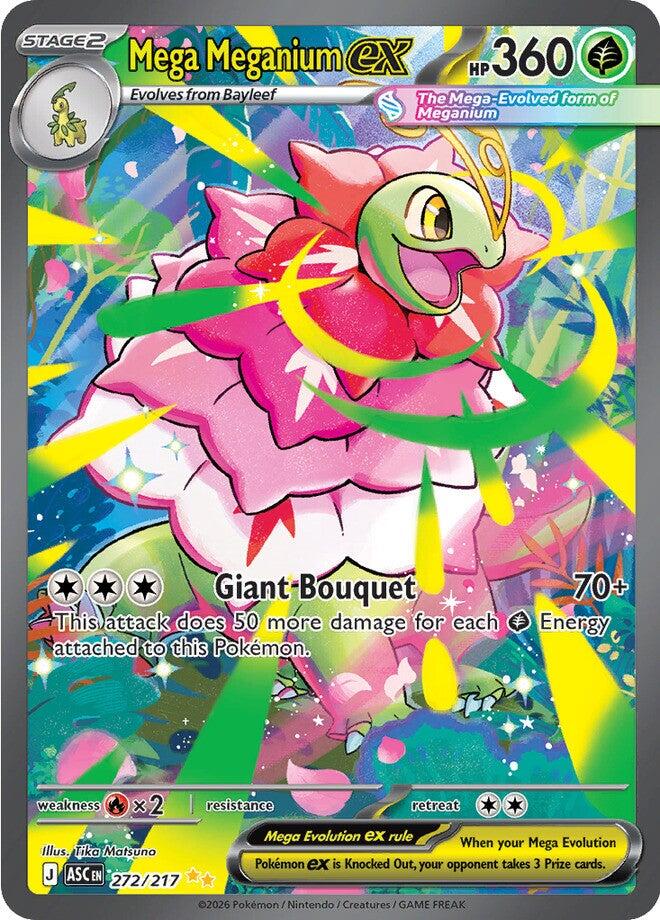 Mega Meganium ex (272/217) [Mega Evolution: Ascended Heroes] | Anubis Games and Hobby