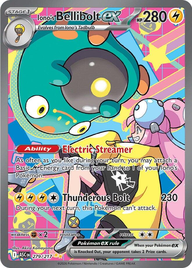 Iono's Bellibolt ex (279/217) [Mega Evolution: Ascended Heroes] | Anubis Games and Hobby